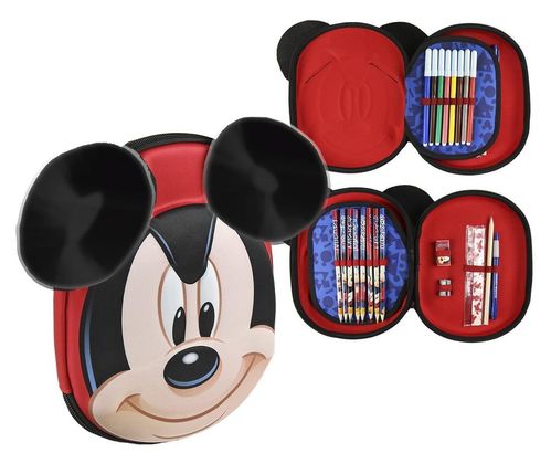 Plumier triple 3D de Mickey Mouse