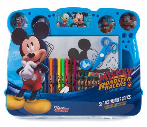 Mickey Set Actividades Creativa 38 Piezas Azul