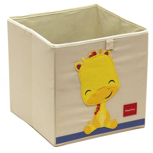 Cubo de almacenaje contenedor textil infantil jirafa