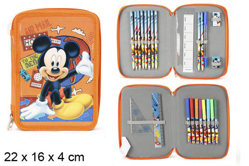 Plumier 2 cremalleras Mickey