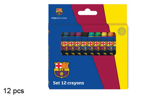 Set 12 ceras de colores FC Barcelona