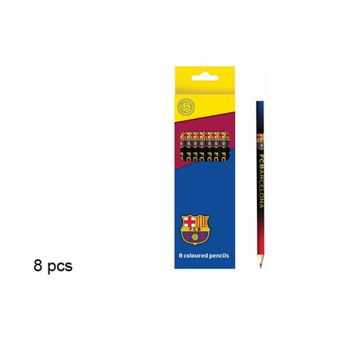 Set 8 lápices de colores FC. Barcelona