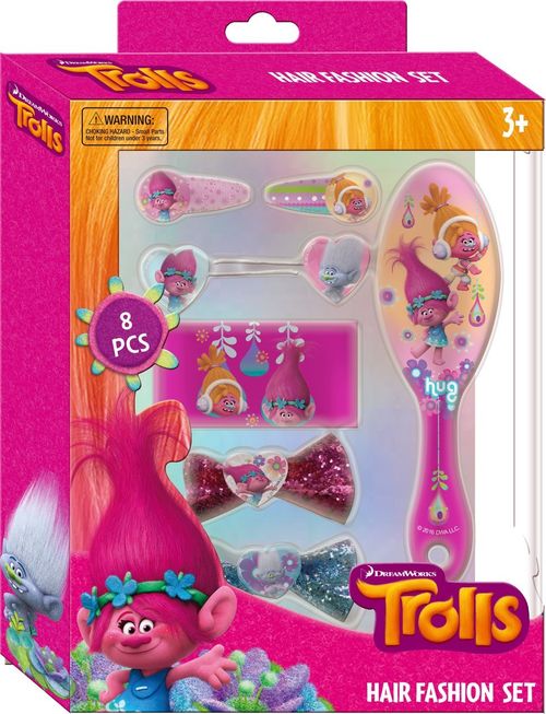 Disney Trolls Set Accesorios Cabello 8 Piezas