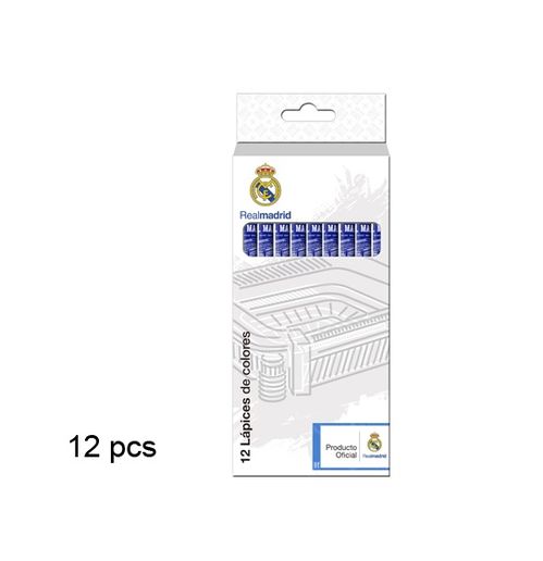 Set 12 lápices de colores Real Madrid