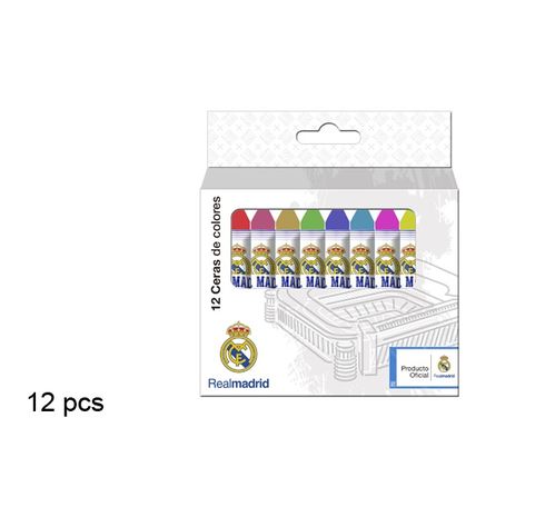 Set 12 ceras de colores Real Madrid