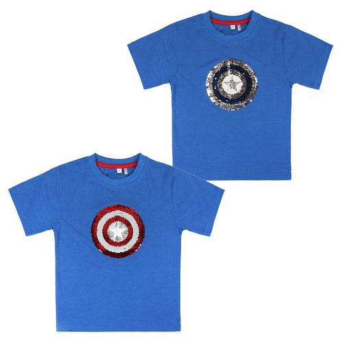 Camiseta Vengadores Avengers lentejuelas cambia color