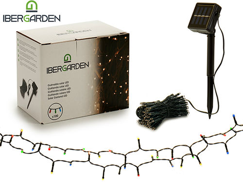 Guirnalda Solar 100 Leds Multicolor