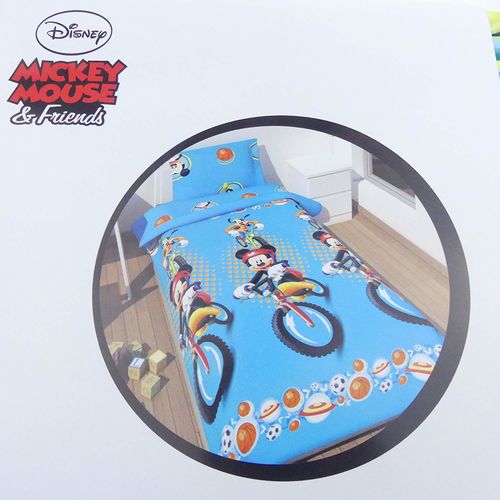 Ropa De Cama Microfibra Disney Micky Mouse 135x200cm