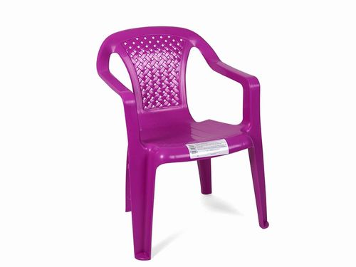 Silla infantil apilable Camelia fucsia