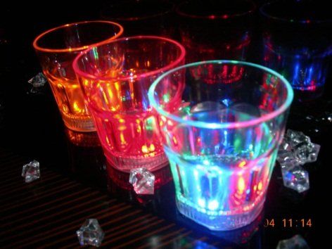 Vaso led plástico Rgb 100 ml