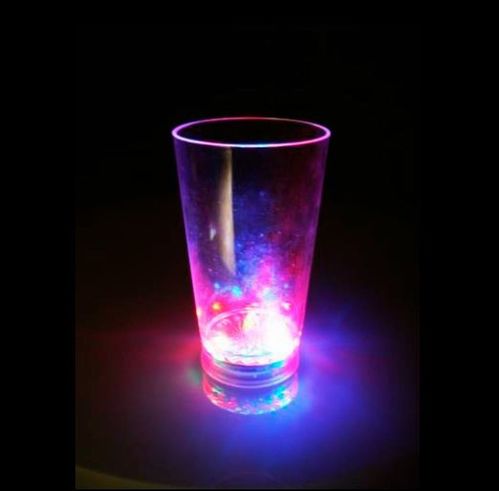 Vaso led plástico Rgb 500 ml