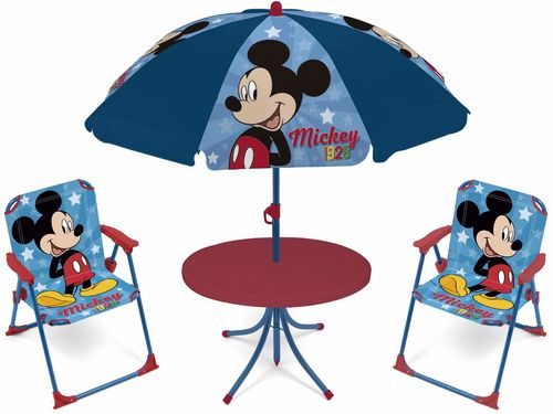 Set mesa con sombrilla y sillas de Mickey Mouse Disney