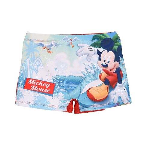 Bañador bóxer niño Mickey rojo