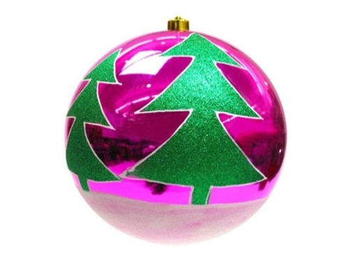 Bola Árbol de Navidad 12 cm Morada