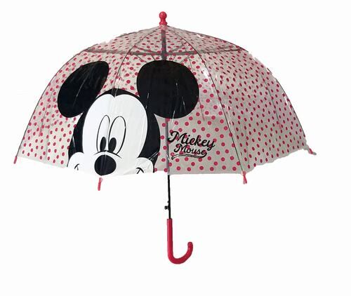 Paraguas poliester transparente Mickey Mouse Disney  65 cm