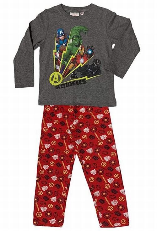 Pijama largo jersey gris Los Vengadores Avengers