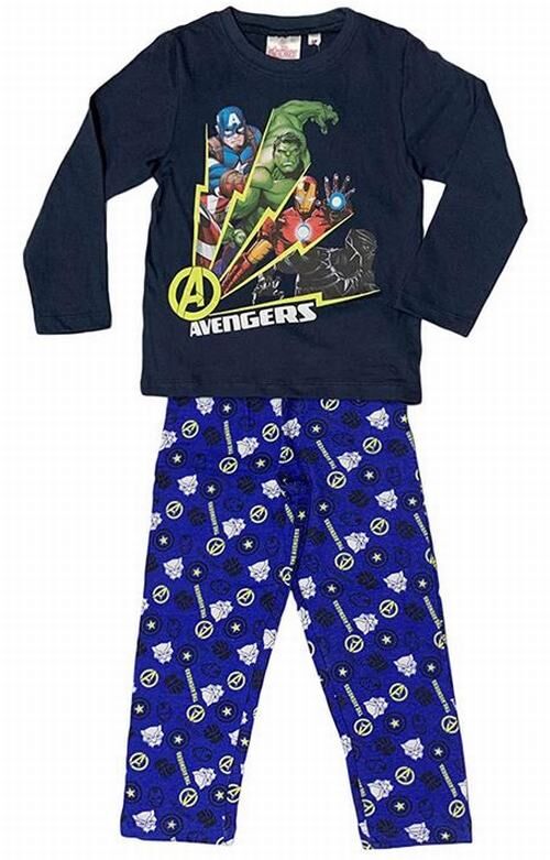 Pijama largo jersey azul oscuro Los Vengadores Avengers