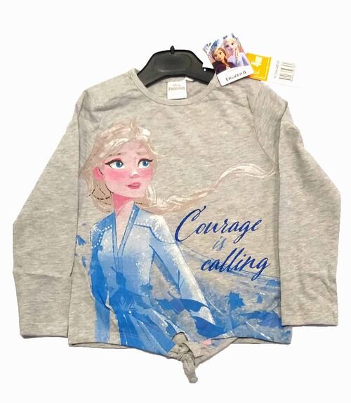 Camiseta manga larga gris Frozen 2 - 4 años