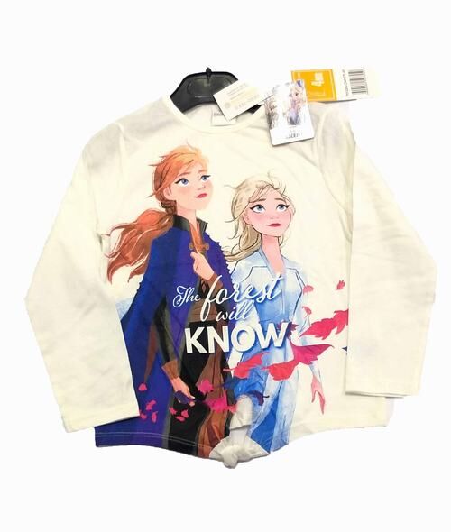 Camiseta manga larga blanca Frozen 2 - 4 años