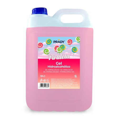 Gel hidroalcohólico infantil piruleta 5 litros