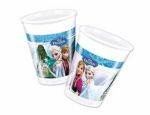 Pack 10 vasos plástico Frozen 25 cl