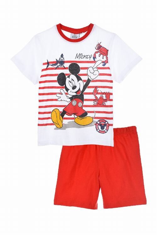 Pijama de verano rojo Mickey Mouse Disney