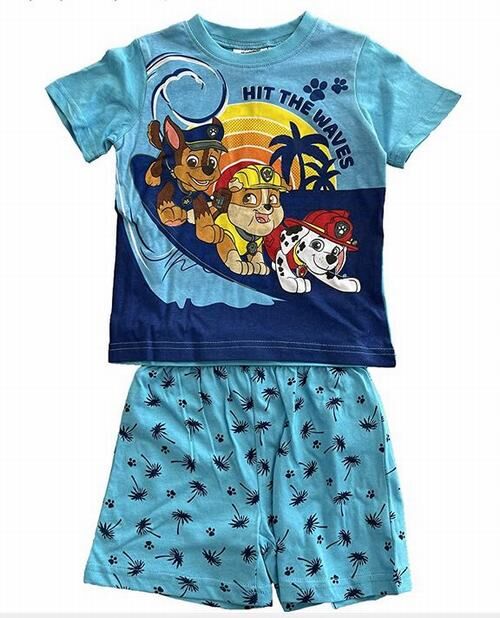 Pijama de verano azul La Patrulla Canina Paw Patrol