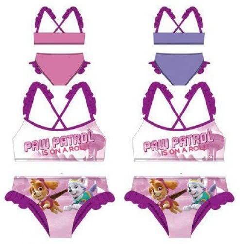 Bikini La Patrulla Canina Skye Y Everest Rosa 6 Años Tienda Online