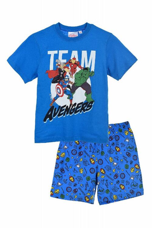 Pijama de verano azul Los Vengadores Avengers Marvel