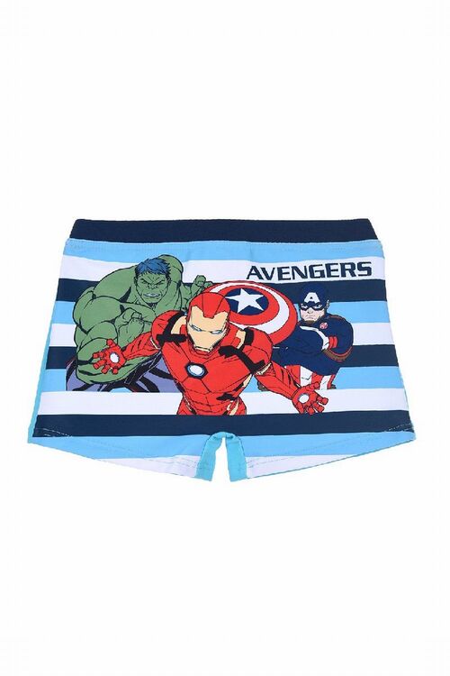 Bañador Bóxer azul de Los Vengadores Avengers 4 años