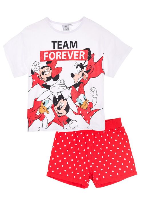 Pijama de verano blanco Minnie Mouse Disney