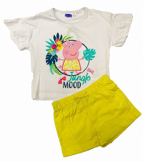 Conjunto verano blanco Peppa Pig