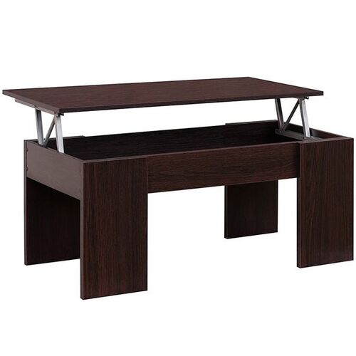 Mesa de centro elevable Wengue