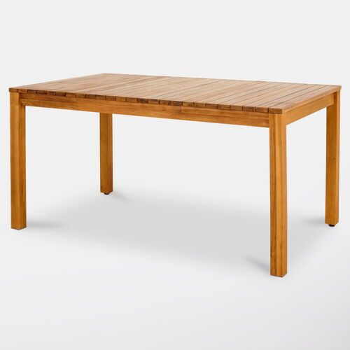 Mesa madera acacia 150x90x75cm