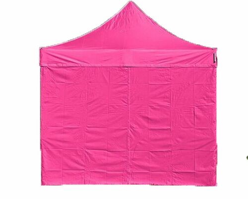 Carpa 3 x 3 plegable con paredes sin puerta rosa