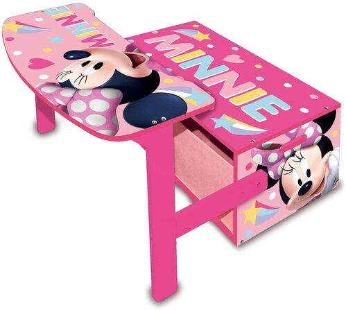 Banco juguetero madera  Minnie Mouse Disney 60 x 47 x 56 cm