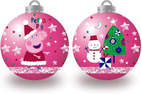 Pack 6 bolas rosas Peppa Pig 8cm