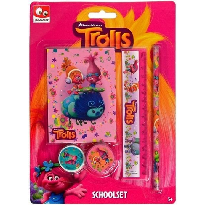 Set papelería Trolls