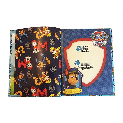 Cuaderno 3D La Patrulla Canina 22 x 17.7 x 3 cm