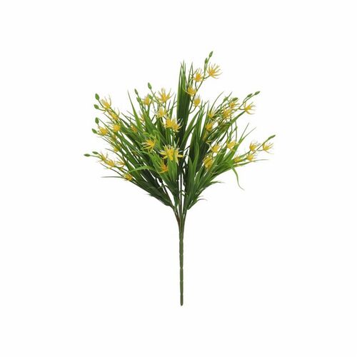 Ramo atado planta artificial amarillo Stars 42 cm