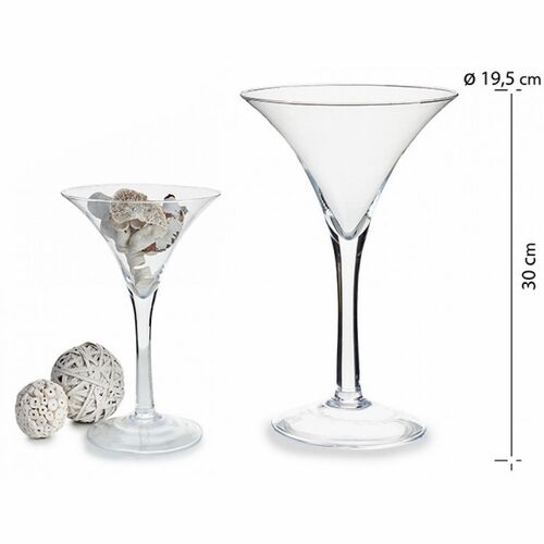 Copa cristal decorativa Martini 19.5 x 30 cm