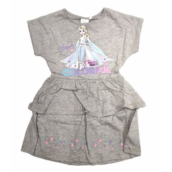 Vestido gris Frozen 4 años