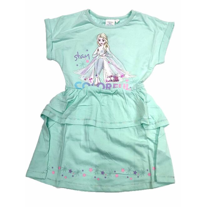 Vestido turquesa Frozen 4 años