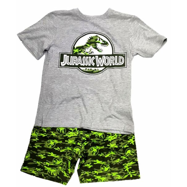 Conjunto verano gris Jurassic World 8 años