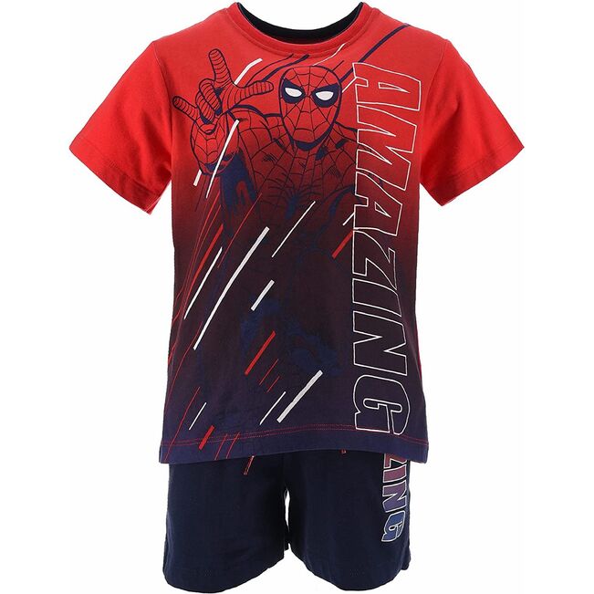 Conjunto rojo verano Spiderman Los Vengadores 3 años