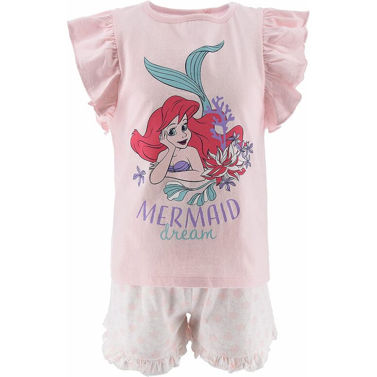Pijama rosa La Sirenita Disney 3 aos
