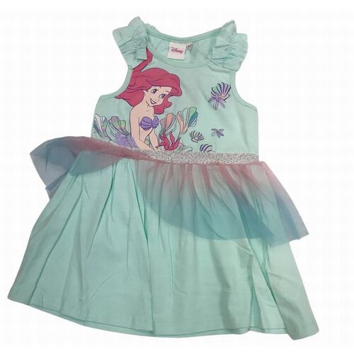 Vestido azul turquesa Princesas Disney 3 años