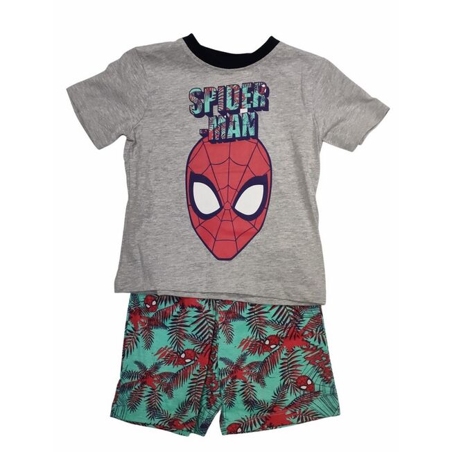 Pijama verano gris Spiderman Los Vengadores Marvel 3 años