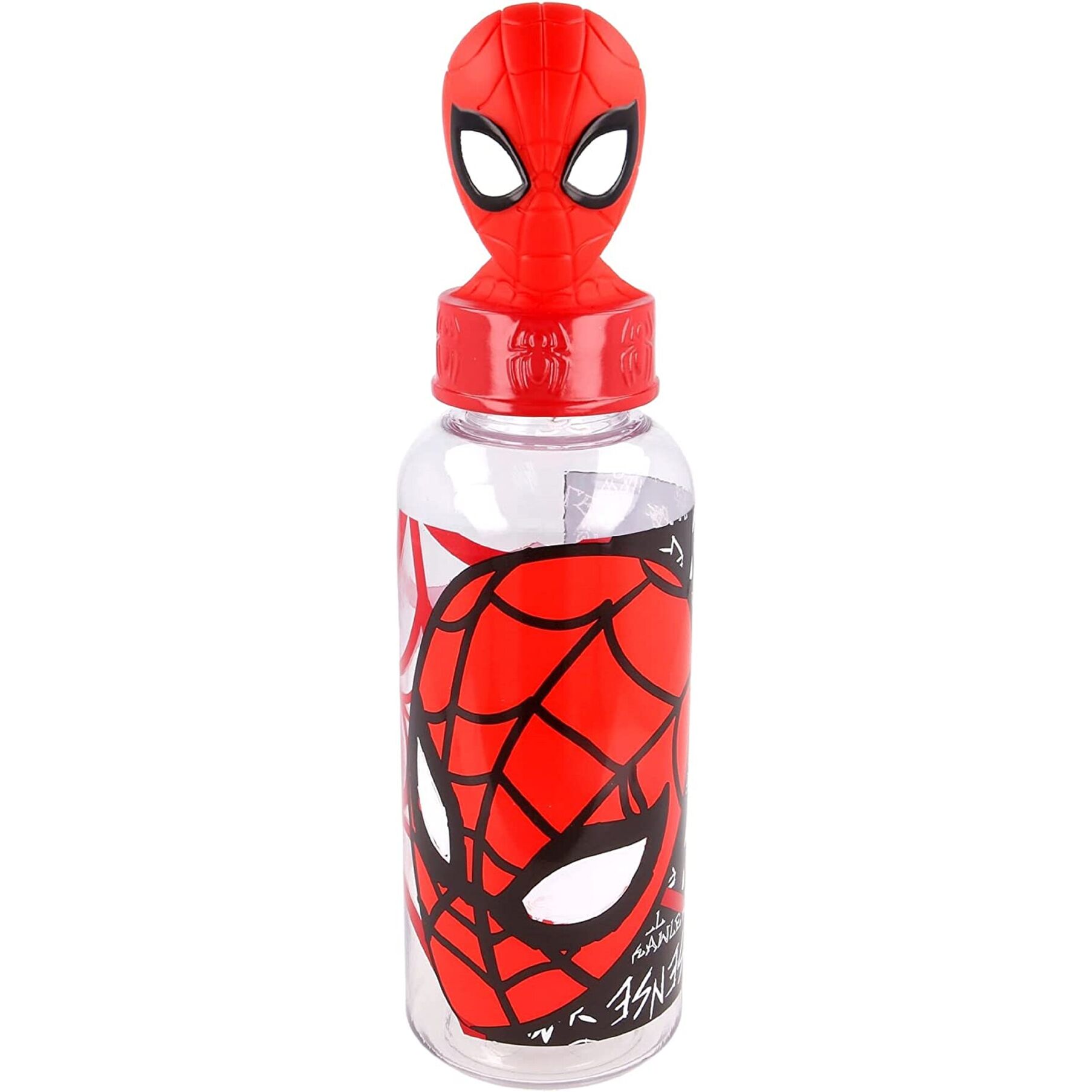 Botella cantimplora plástico Spiderman 3D 560 ml