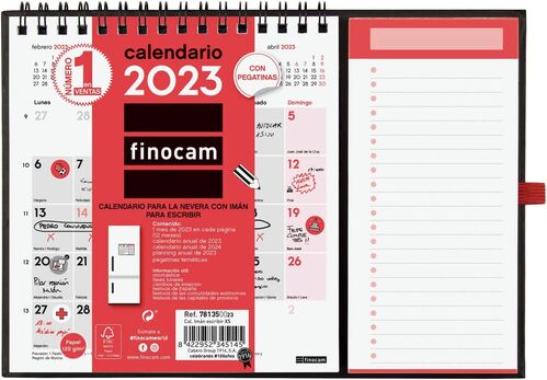 Calendario imanes 2023